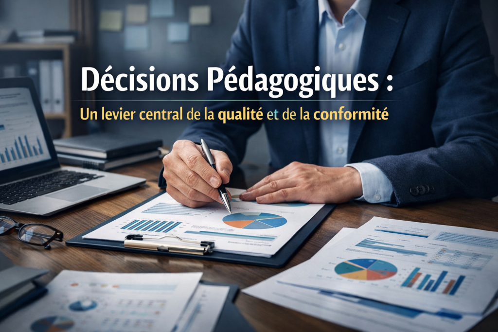Décisions pédagogiques : un levier central de la qualité et de la conformité